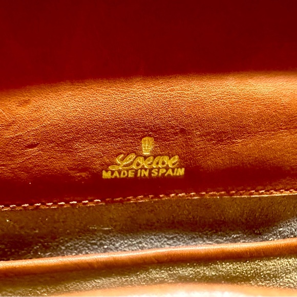 1950’s LOEWE Small Structured Soft Leather Authentic Vintage Handbag - Picture 8 of 16